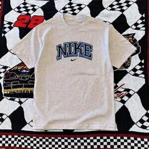 Grey Spellout Graphic Tee